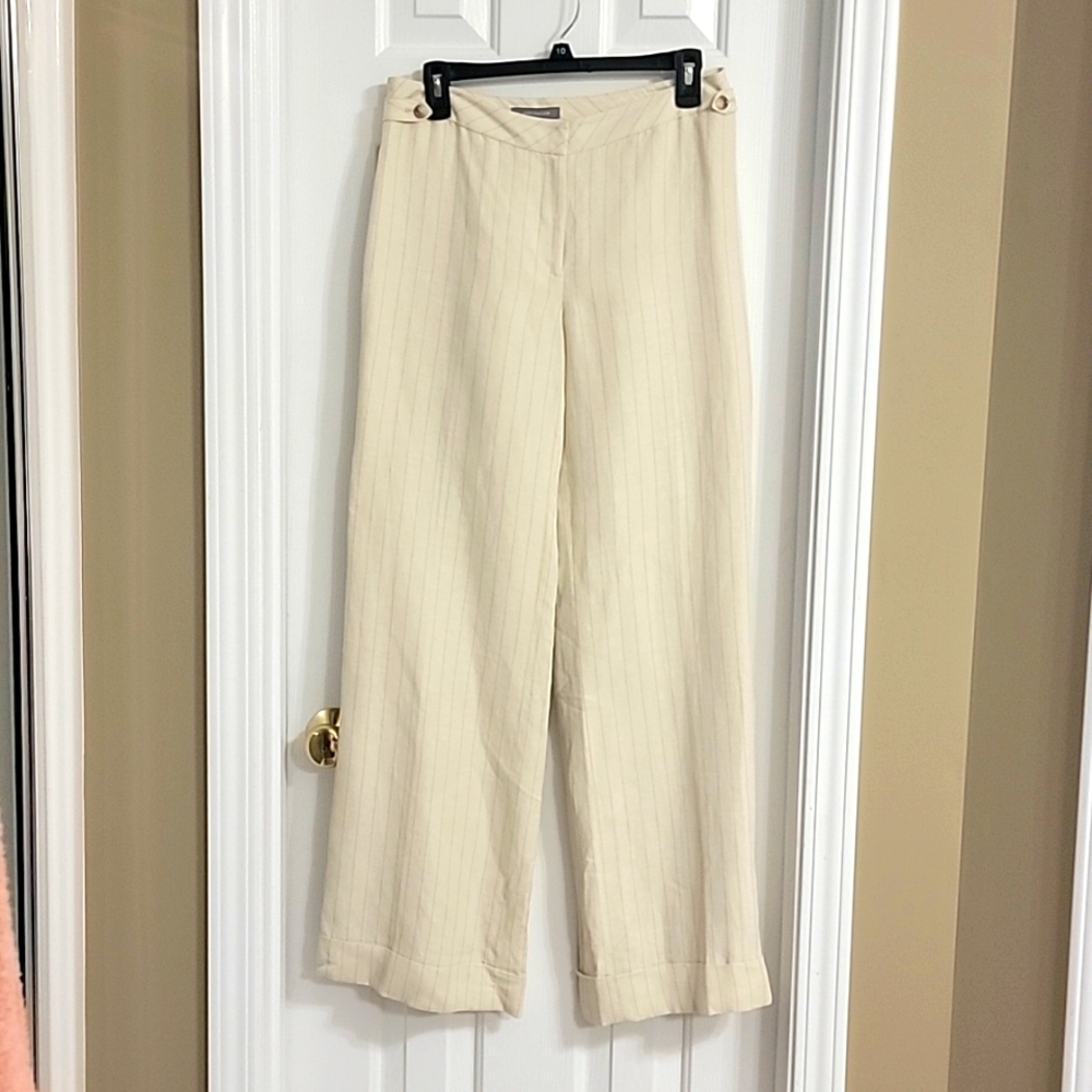 NWT ANN TAYLOR Linen Pants. Size 6
